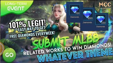 mlbb creator base free diamond|3 Best Ways on How to Get Free Diamonds in ML .